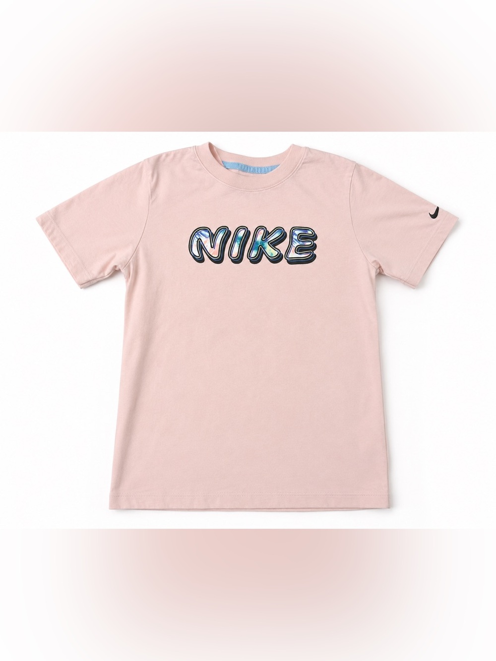 NWOT Nike Girls Medium Light Pink Graphic Tee